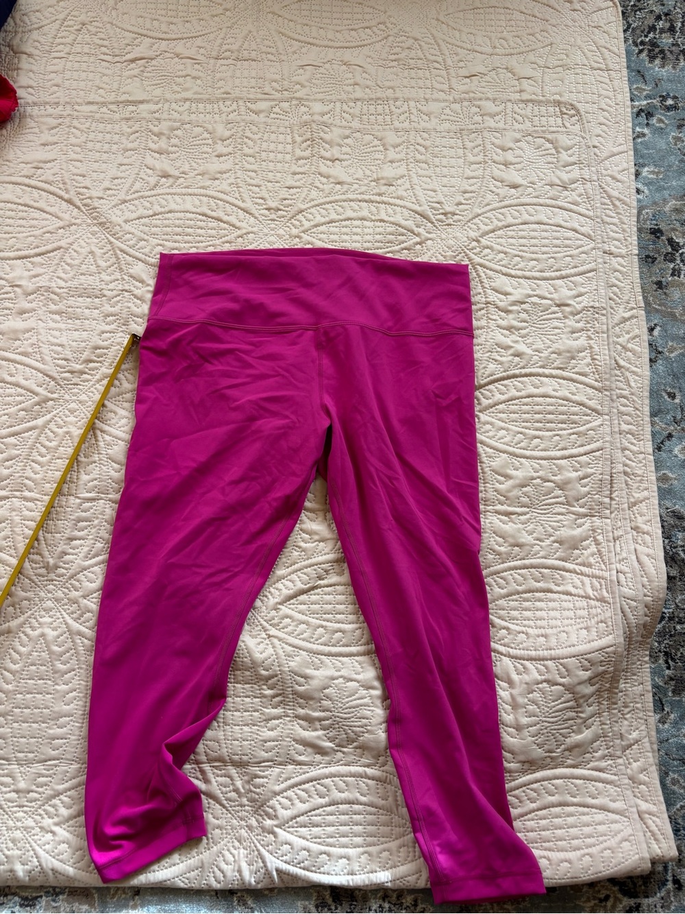 lululemon athletica Hot Magenta High-Rise Leggings 18 EUC